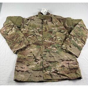 US Army Combat Jacket Mens Medium Operational Camo Flame Resistant Uniform NEW
